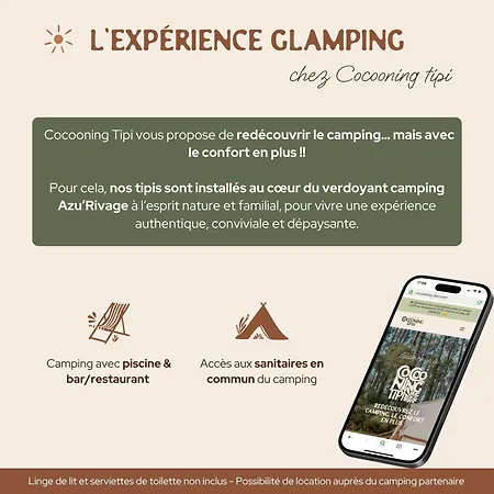 Cocooning Tipi - Azur