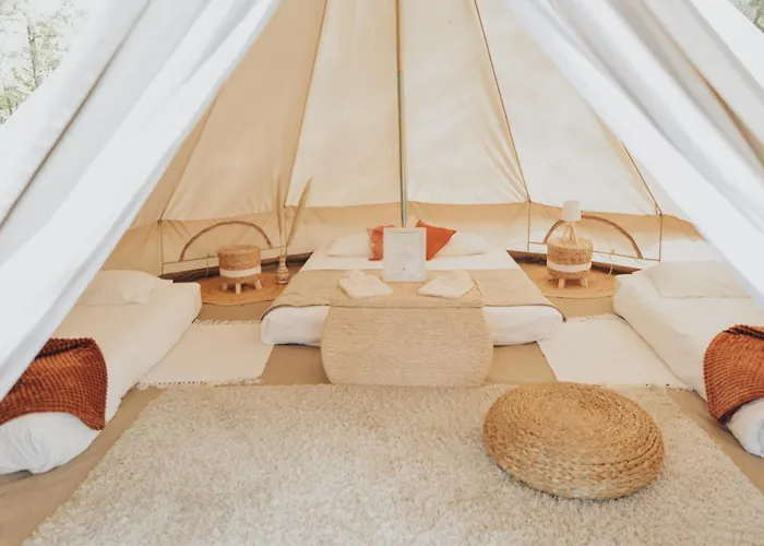 Luxury tent Cocooning Tipi - Azur